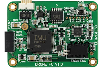 design flight controller pcb, drone fc board, imu, gps, esc wiring