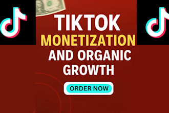 do complete tiktok monetization organically for creator rewards program