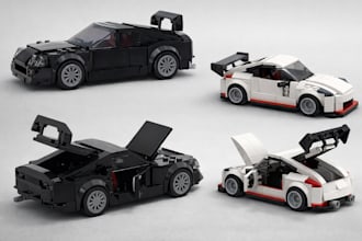 3d lego technic car lego designer for lego moc design xml part lego car