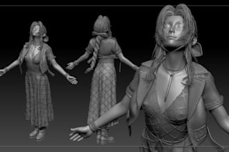sculpt 3d nsfw character design 3d print and paint nsfw sfw erotic toy figure