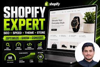 optimize your shopify store, SEO, speed and fix theme issues
