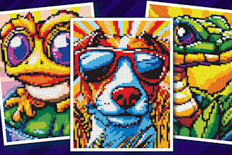 do high quality pixel art and animations