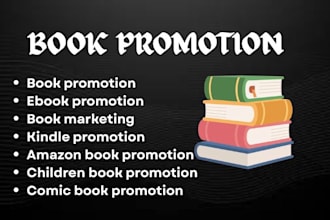 do ebook marketing, book promotion for christian, fantasy children comic book