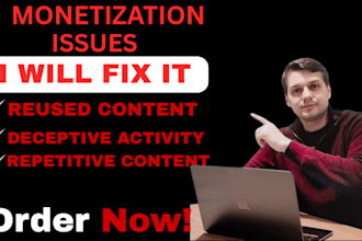 fix your youtube issues to reach appeal and monetize