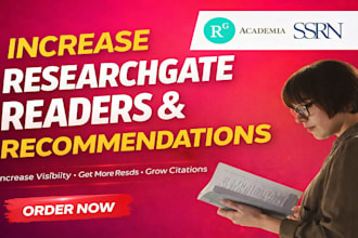 increase your readers and recommendations in researchgate