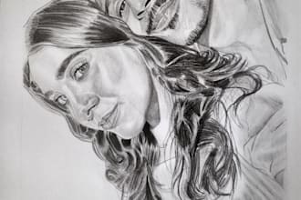 turn your photo into a unique handmade portrait