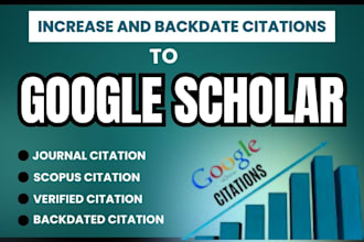 increase citations to your google scholar, backdate citation, scopus citation