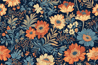 design creative seamless pattern for textile and fabrics
