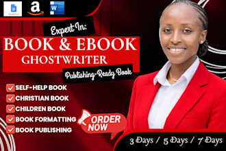 be your kdp book writer ghostwriter, book index ebook formatting, christian book