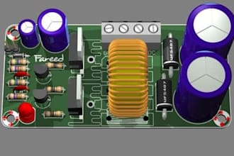 design power electronics pcb for smps, dc dc converters and motor control system