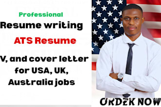 write ats resume, CV, and cover letter for USA, UK, australia jobs