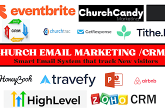 set up ghl church CRM automation church email campaign for churches or ministry