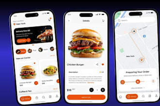 develop food delivery app, restaurant app, grocery delivery app, uber eats