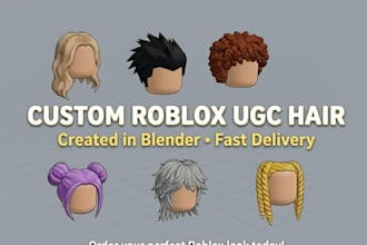 create custom stylized roblox hair