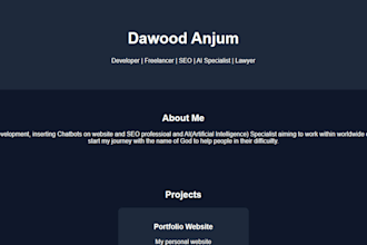 create a modern website with chatbot integration