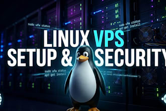 setup, configure and secure your linux vps server