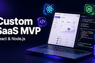 build your custom saas mvp, modern web app