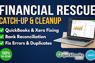 do quickbooks financial cleanup catch up bookkeeping
