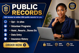 automate public records creation using a bot