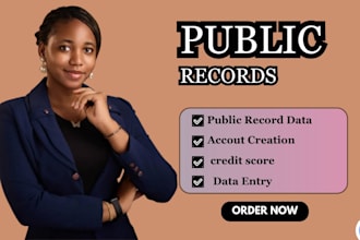 automate public records creation using a bot