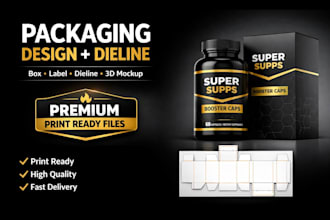 do packaging design, product packaging, dieline, box design