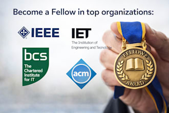 secure fellow membership on ieee, iet, bcs, sigma xi for eb1 visa