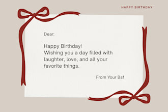 make asthetic birthday cards