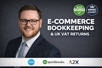 do your UK ecommerce bookkeeping and amazon vat returns