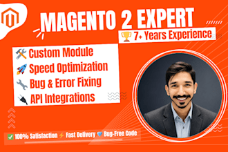 develop, design, customize, and fix your magento 2 store