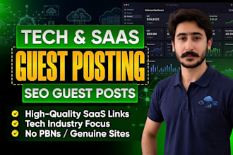publish a high da 90 guest post on saas and tech blogs with dofollow backlinks