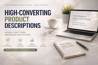 provide clean product description that sells fast