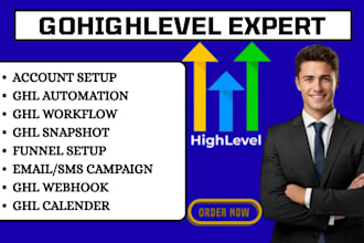 build gohighlevel invoicing system lead funnel social media automation system