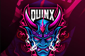 professional pubg mascot logo for your team