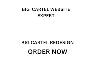 design and customize bigcartel store bigcartel website for your brand