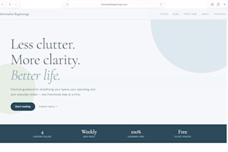 design a clean mobile ready small business website