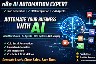 build n8n ai agent lead generation and workflow automation with CRM integration