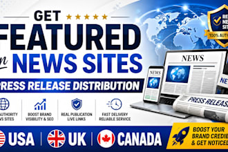 distribute your press release to USA, UK and canada news sites