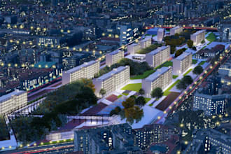 architectural rendering and diagrams