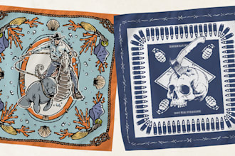 create custom bandana or scarf design