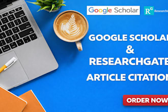 increase google scholar citation with high indexed journals, researchgate