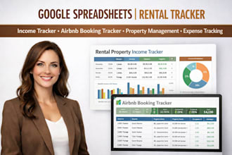 create rental property spreadsheet income tracker airbnb host booking tracker