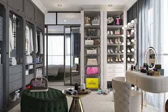 do 3d wardrobe design, walk in closet