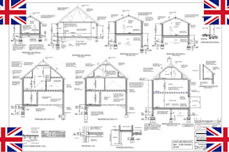 draw uk planning permission drawing uk building regulation drawings with note