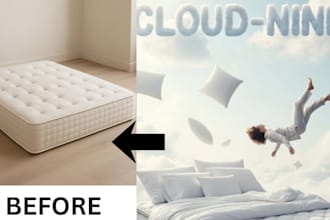 do product manipulation and retouching with fast delivery