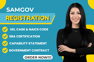 do sam gov registration get uei cage code naics sba certification for contracts