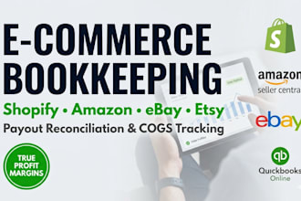 do ecommerce bookkeeping for shopify amazon ebay quickbooks