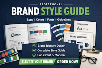 design professional brand identity and brand guidelines