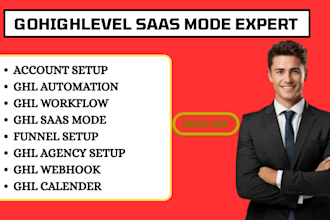 build gohighlevel saas setup automated membership system form  survey
