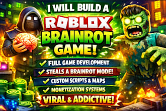 build a roblox steals a brainrot game, roblox brainrot game, full roblox game