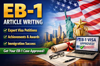 write and publish article in q1 scopus indexed journals for eb1 petition success